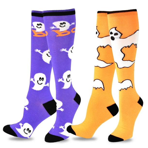 2 Pairs Womens Knee High Socks Pumpkin Ghost Long Socks For Women Best For Pregnancy And Travel 2 Pairs Womens Knee High Socks Pumpkin Ghost Long Socks For Women Best For Pregnancy And Travel